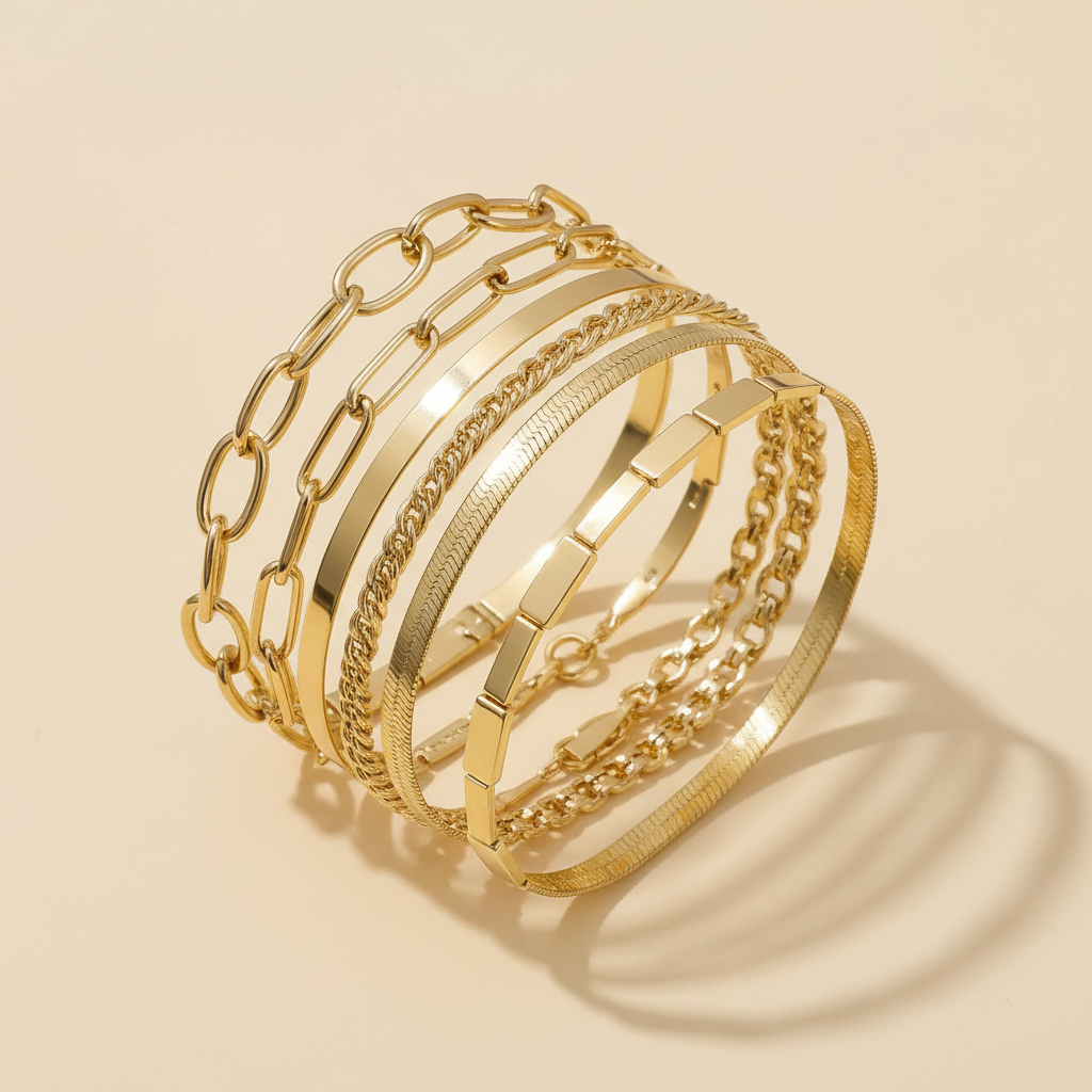 Maison Stack Gold Product Angle