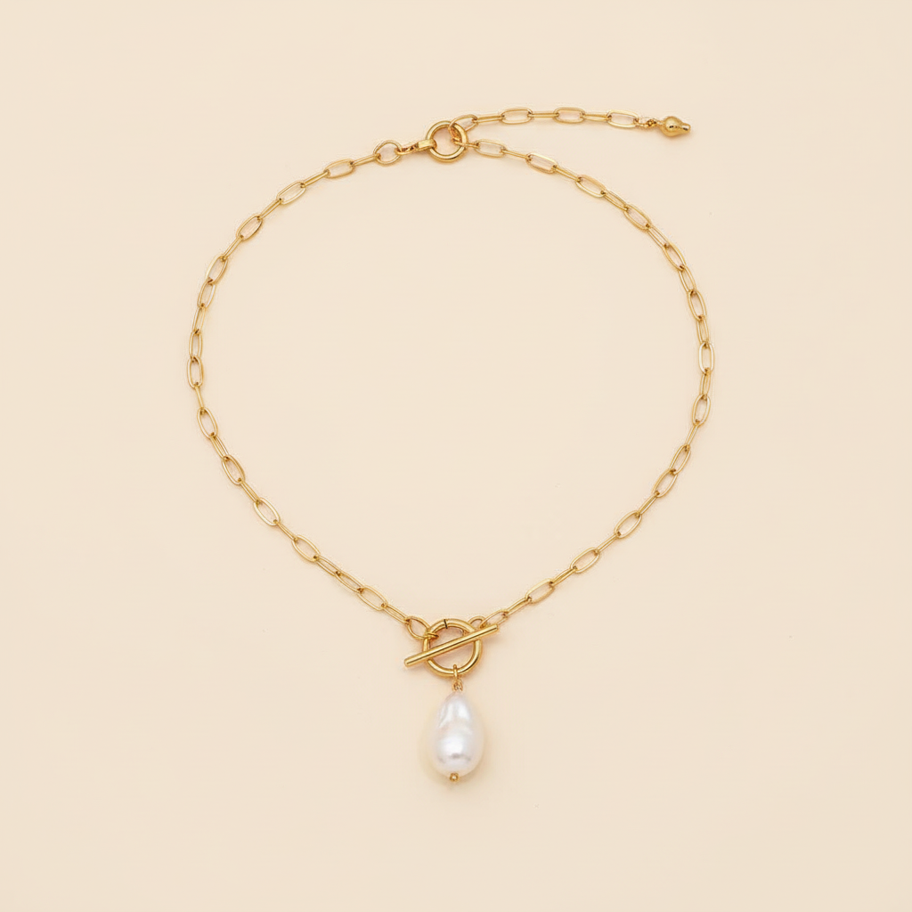 Pearl Choker Gold Product Front