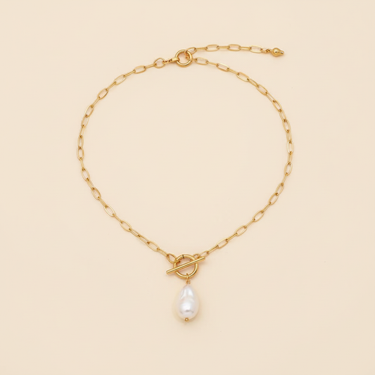 Pearl Choker Gold Product Front