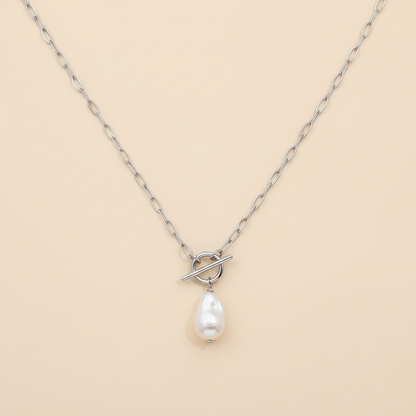 Pearl Choker Silver Product Front