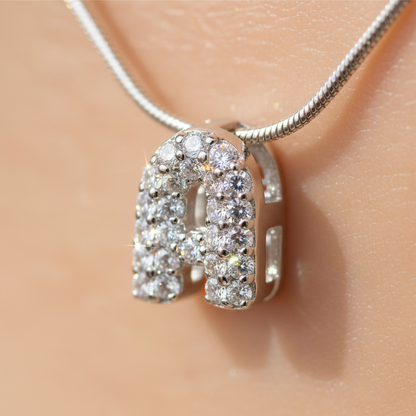 Zirconia Initial Silver Product Detail